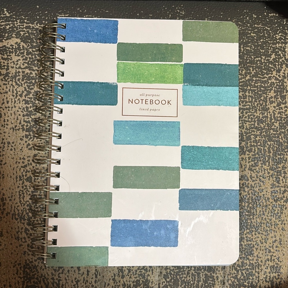Bricks theme spiral notebook